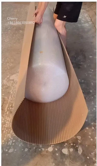 Naqshli MDF egiluvchan egiluvchan paneli