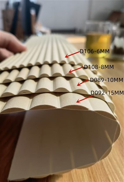 Mebel uchun yumshoq panel Shkaf uchun moslashuvchan MDF panelli taxta