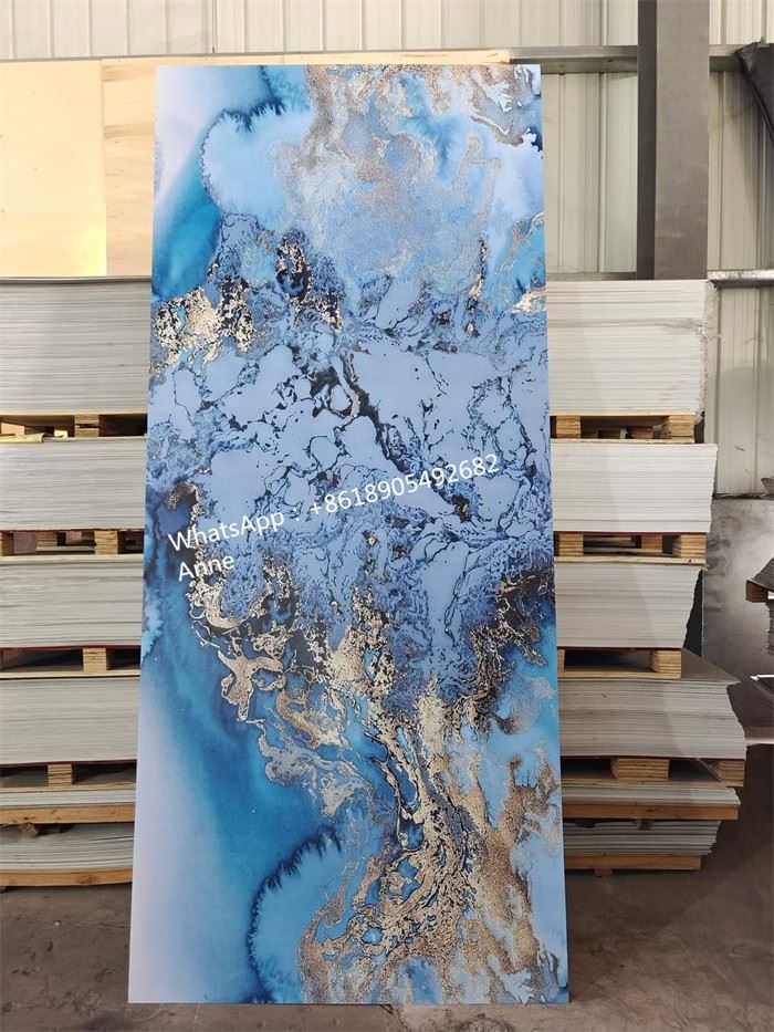 Waterproof UV Wall Panel Pvc Marble Sheet